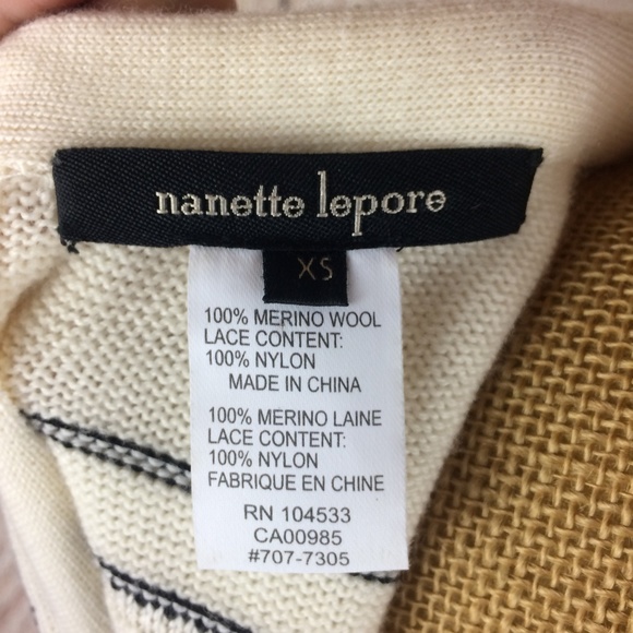 Nanette Lepore Wool Peace & Soul Sweater Dress XS - Picture 5 of 7